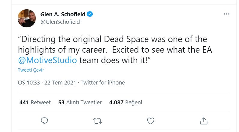 Dead Space'in yapımcısı remake için çok heyecanlı Dead Space