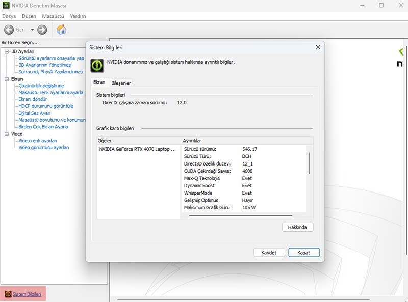 NVIDIA Ekran Kartı Nasıl Güncellenir? - 1 NVIDIA Ekran Kartı Nasıl Güncellenir? - 1