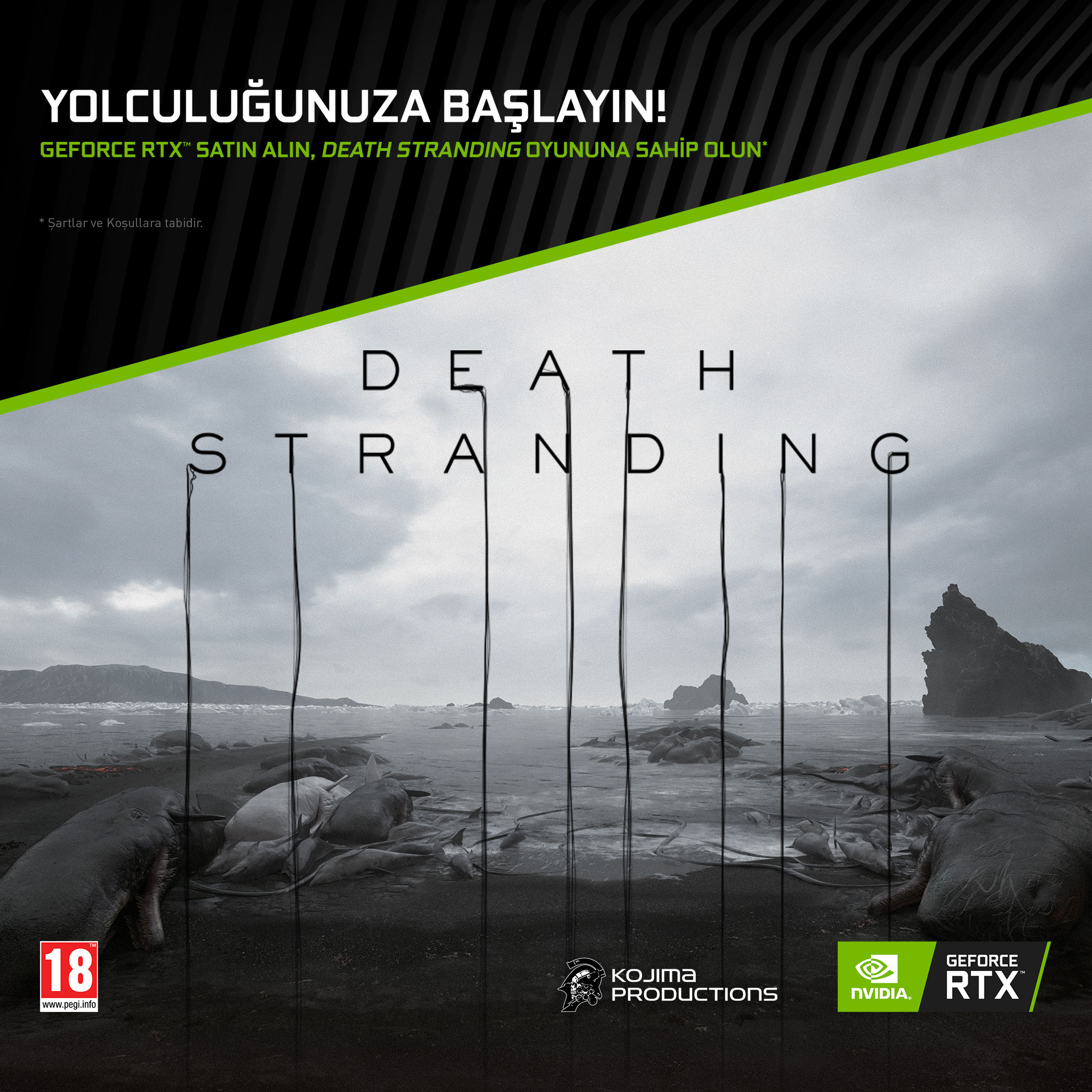 GeForce RTX kart alanlara Death Stranding bedava verilecek GeForce RTX kart alanlara Death Stranding bedava verilecek