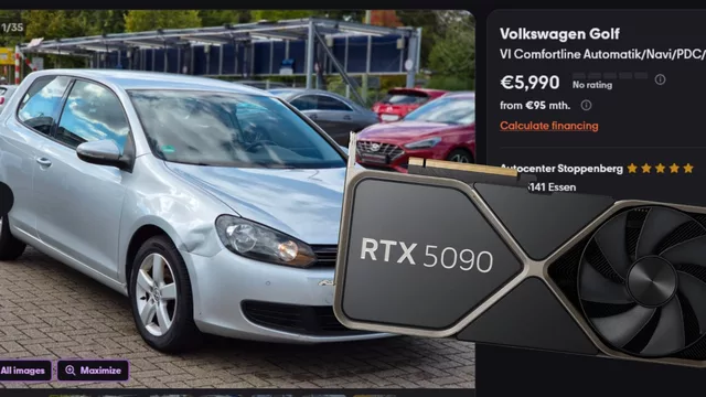 NVIDIA RTX 5090 Avrupa’da Araba Parasına Satılıyor