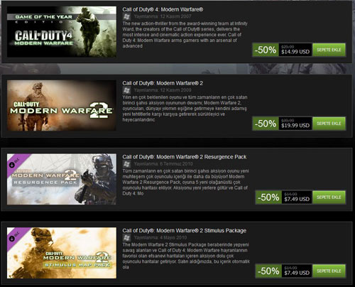 CoD: Modern Warfare'e görülmemiş indirim CoD: Modern Warfare'e görülmemiş indirim