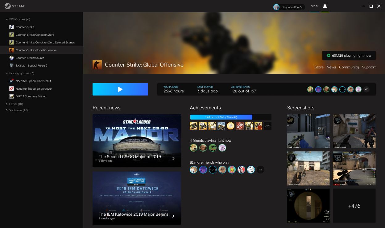 Söylentiye göre, Steam'in yeni arayüz tasarımı sızdırıldı - 1 Söylentiye göre, Steam'in yeni arayüz tasarımı sızdırıldı - 1