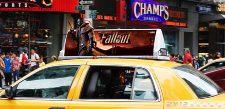 New Vegas alana, bedava taksi yolculuğu - 1