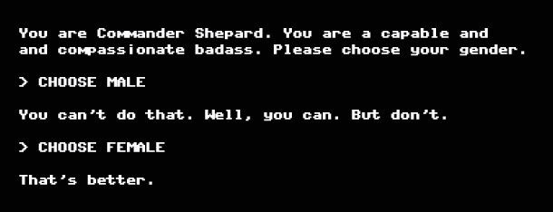 Text Adventure türü yaşasaydı: Mass Effect 3 - 2