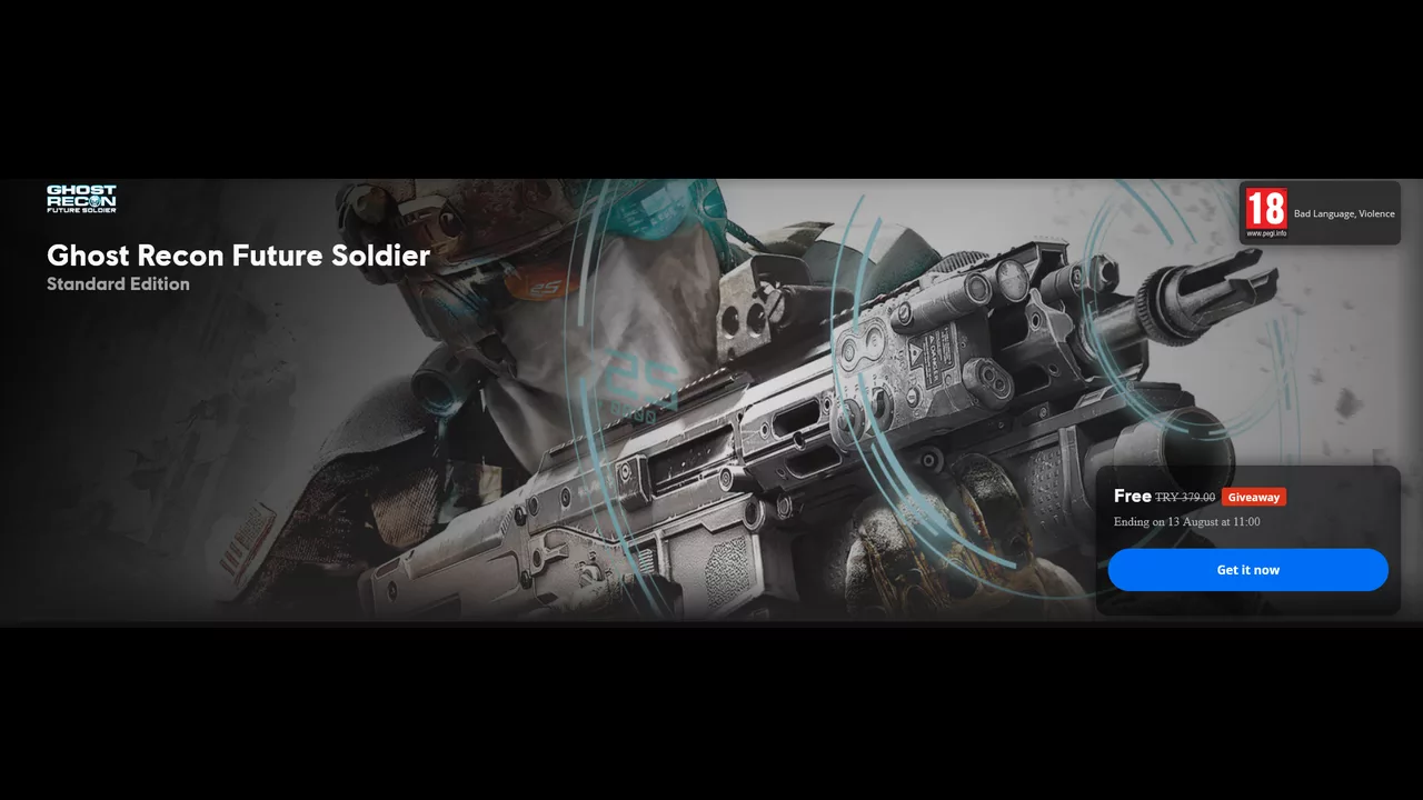 Ghost Recon Future Soldier Ücretsiz Oldu, Süre Kısıtlı