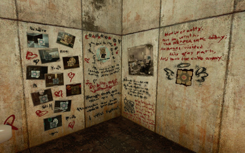 Portal 2'de Ratman'in esrarengiz mesajı kırıldı - 1 Portal 2'de Ratman'in esrarengiz mesajı kırıldı - 1