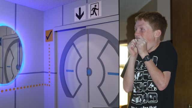 Portal 2 temalı muhteşem yatak odası! Portal 2 temalı muhteşem yatak odası!