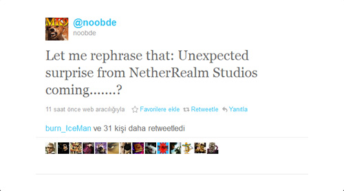 Ed Boon'dan merak uyandıran mesaj Ed Boon'dan merak uyandıran mesaj