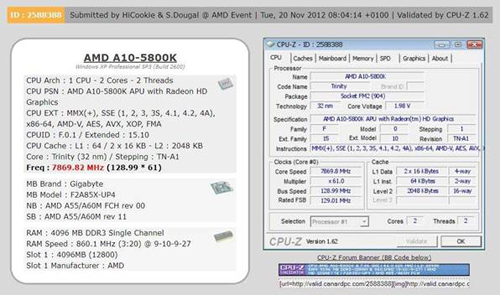 GIGABYTE, AMD 'Trinity' APU hız rekorunu kırdı - 3 GIGABYTE, AMD 'Trinity' APU hız rekorunu kırdı - 3