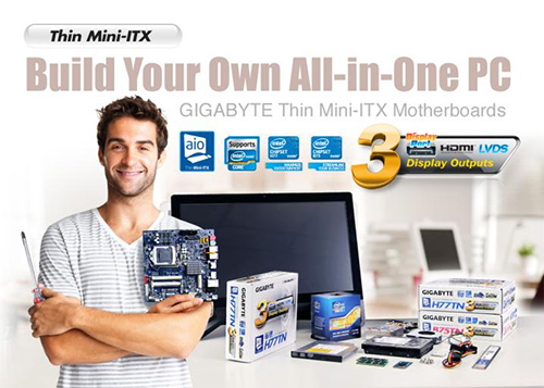 GIGABYTE İnce Mini-ITX serisi anakartlarını sunar - 1 GIGABYTE İnce Mini-ITX serisi anakartlarını sunar - 1
