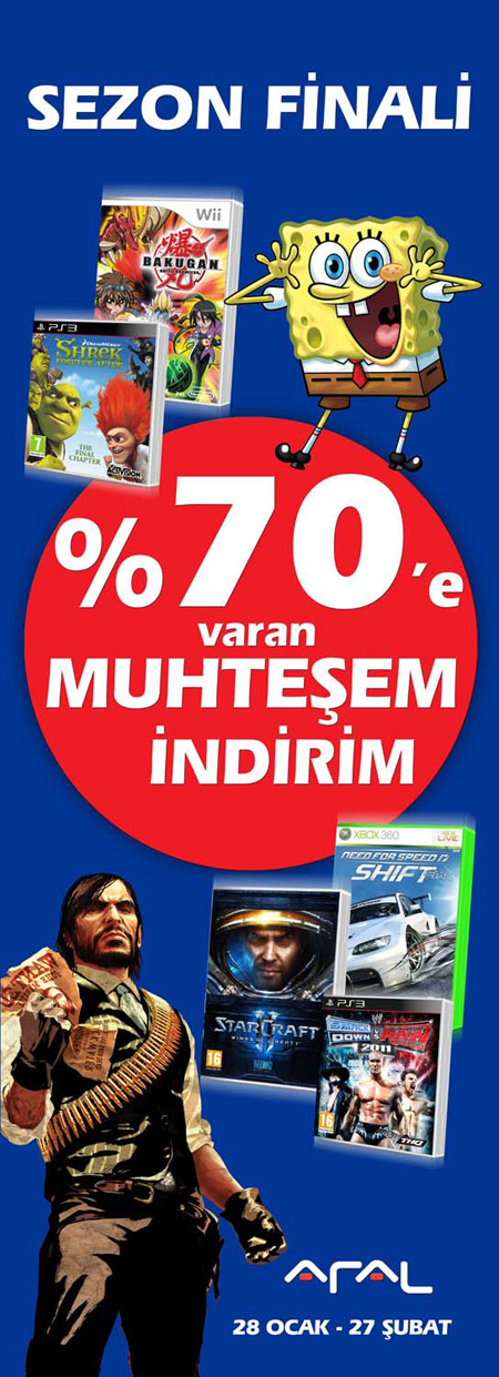 Aral'dan yüzde 70'e varan indirimler Aral'dan yüzde 70'e varan indirimler