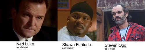 Michael, Trevor ve Franklin'in aktörleri