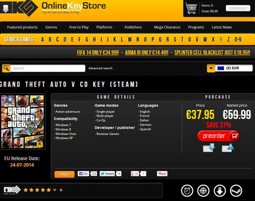 Grand Theft Auto V, PC için ön siparişte! Grand Theft Auto V, PC için ön siparişte!