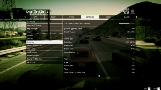 GTA V'in grafik menüsü gün yüzüne çıktı! - 1