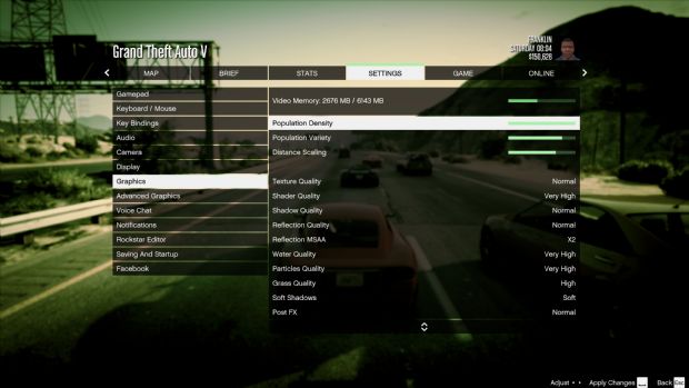 GTA V'in grafik menüsü gün yüzüne çıktı! - 2