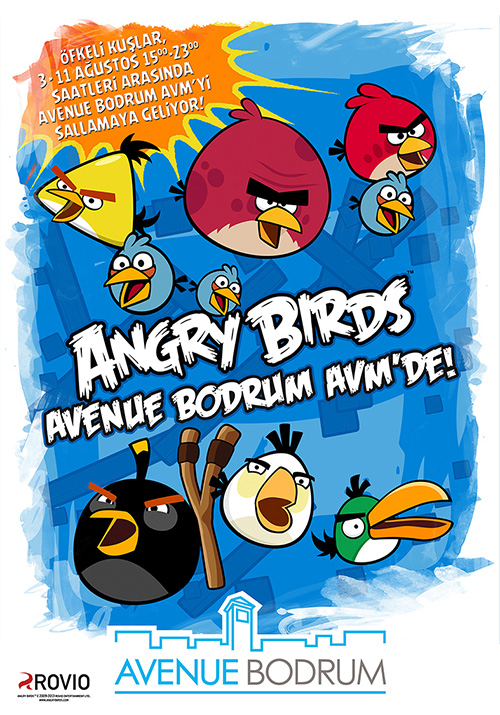Angry Birds Bodrum’u sallamaya geliyor! Angry Birds Bodrum’u sallamaya geliyor!