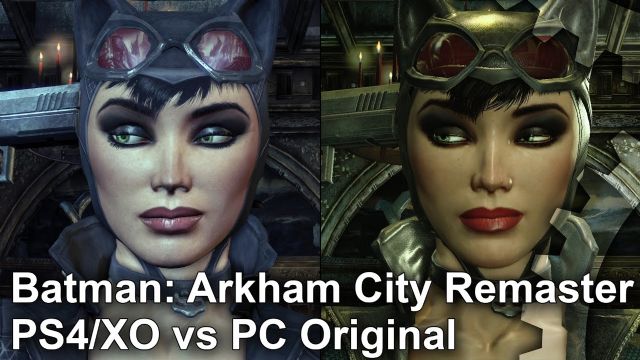 Batman: Arkham City'nin Remastered sürümü, PC sürümüne karşı Batman: Arkham City'nin Remastered sürümü, PC sürümüne karşı