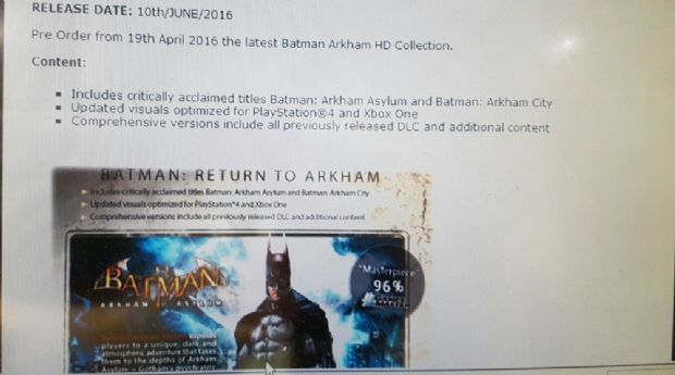 Batman Arkham HD Collection geliyor Batman Arkham HD Collection geliyor