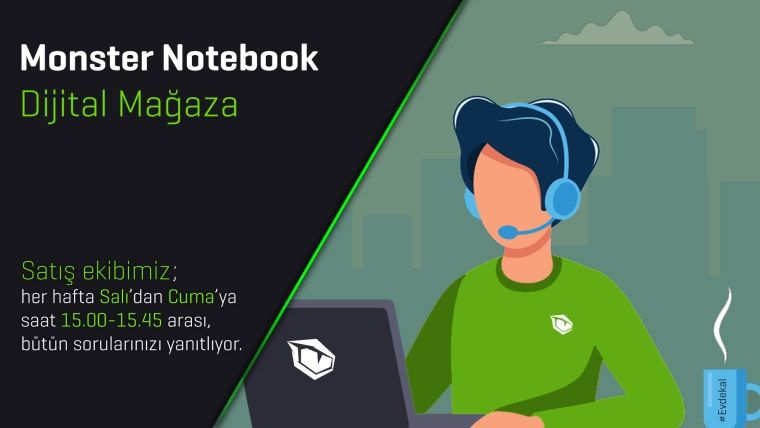Monster Notebook dijital mağaza sistemini hayata geçirdi Monster Notebook dijital mağaza sistemini hayata geçirdi