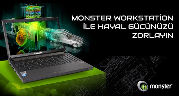 Monster Workstation İle Hayal Gücünüzü Zorlayın Monster Workstation İle Hayal Gücünüzü Zorlayın