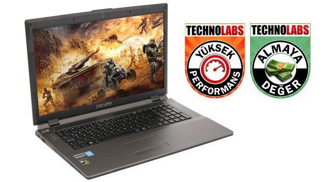 Monster Abra A7 V1.1 17.3" dizüstü bilgisayar Monster Abra A7 V1.1 17.3" dizüstü bilgisayar