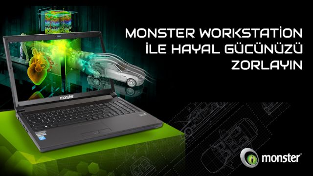 Monster Workstation İle Hayal Gücünüzü Zorlayın Monster Workstation İle Hayal Gücünüzü Zorlayın