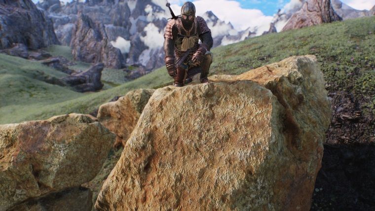 TES V: Skyrim'deki dağı taşı daha önce hiç böyle görmediniz TES V: Skyrim'deki dağı taşı daha önce hiç böyle görmediniz