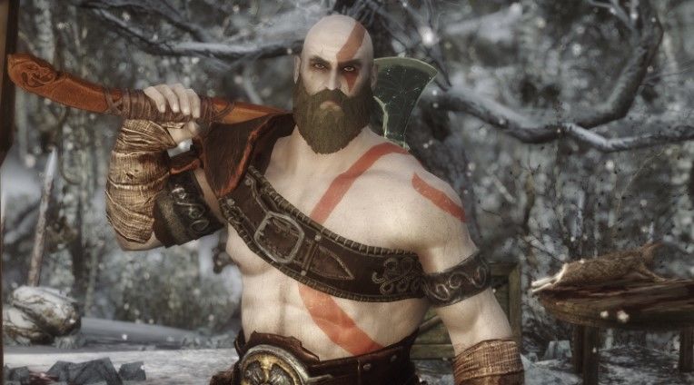 Savaş Tanrısı Kratos'tan Skyrim baskını - 2 Savaş Tanrısı Kratos'tan Skyrim baskını - 2
