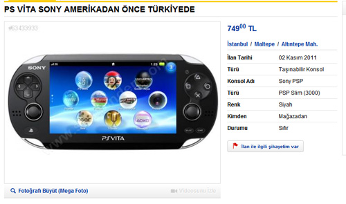 PS Vita, Türkiye'de satışa çıktı! - 1
