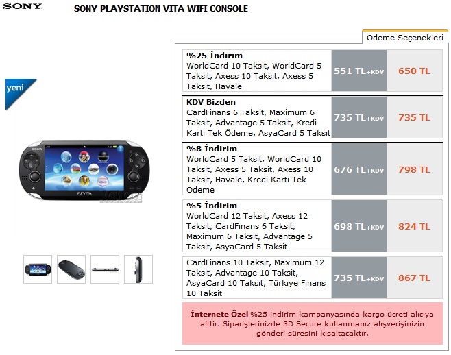 PS Vita'nın satış fiyatları belli oldu! - 1