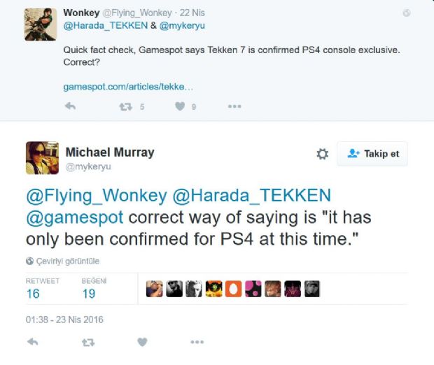 Tekken 7, Xbox One'a gelecek mi? Tekken 7, Xbox One'a gelecek mi?