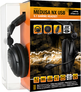 Speedlink Medusa NX USB 5.1 Gaming Headset - 1 Speedlink Medusa NX USB 5.1 Gaming Headset - 1