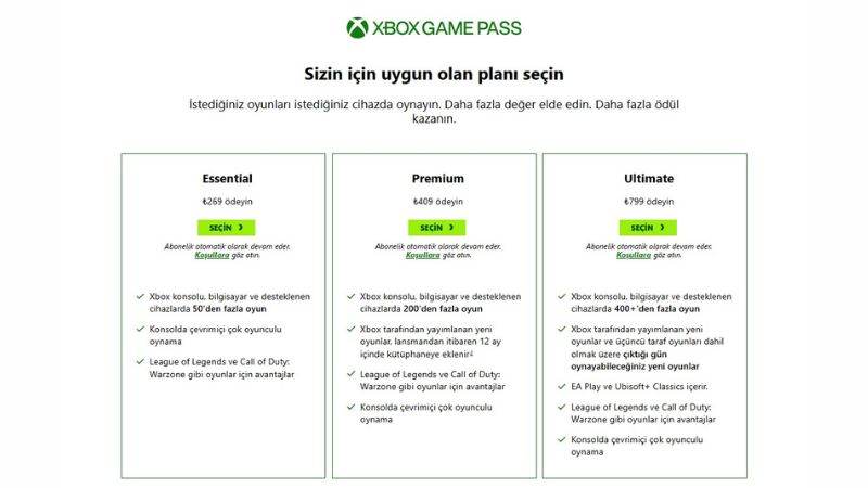 Xbox Game Pass Fiyatlarına Zam Geldi Xbox Game Pass Fiyatlarına Zam Geldi