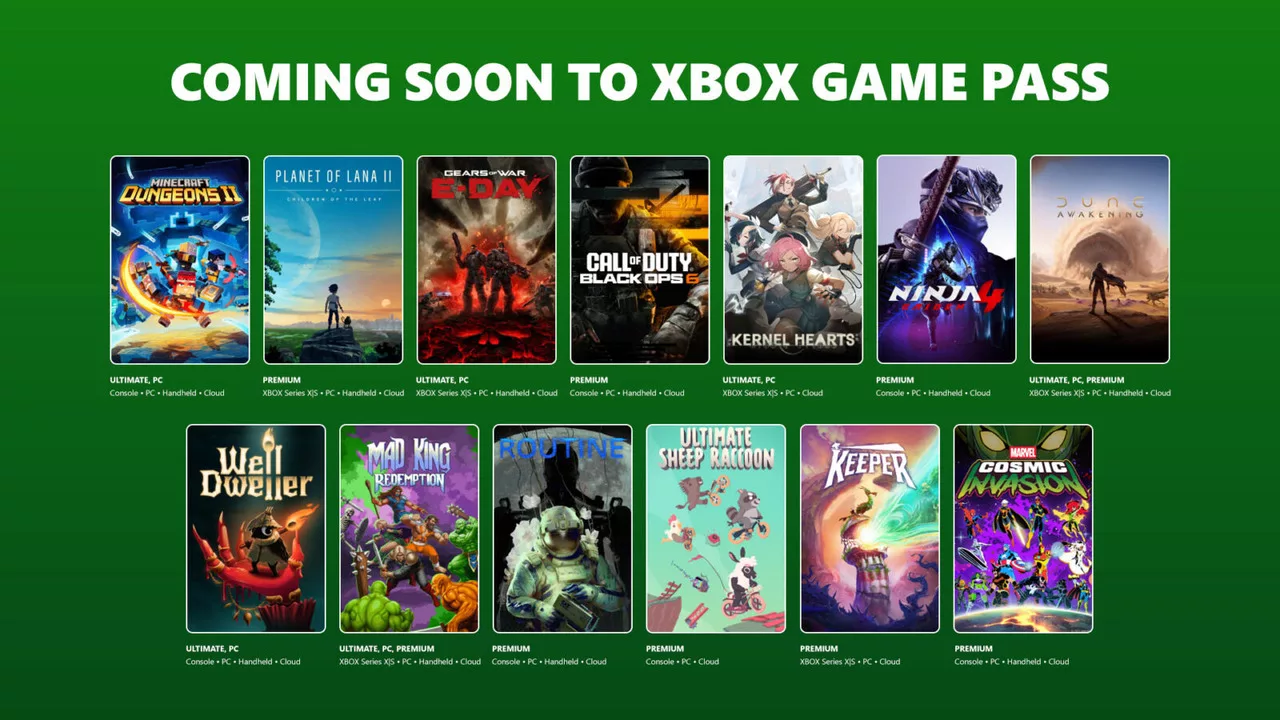 XBOX Game Pass Eylül 2026 2. Dalga Oyunları Açıklandı XBOX Game Pass Eylül 2026 2. Dalga Oyunları Açıklandı