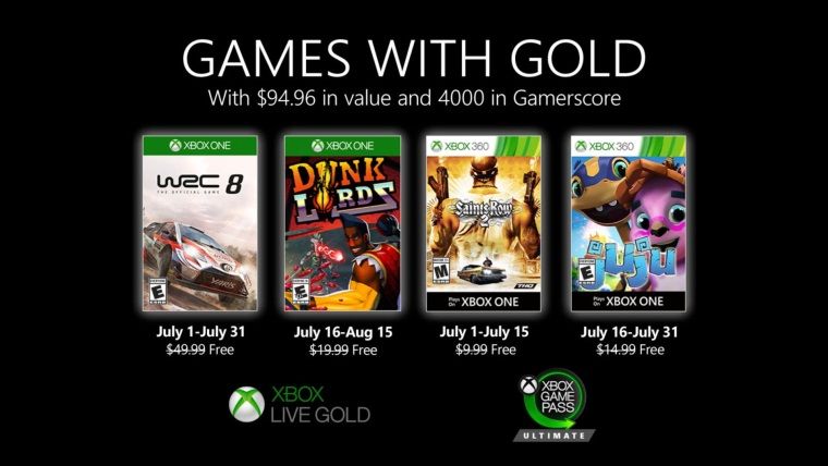 Xbox Live Gold Temmuz 2020 ücretsiz oyunları açıklandı Xbox Live Gold Temmuz 2020 ücretsiz oyunları açıklandı