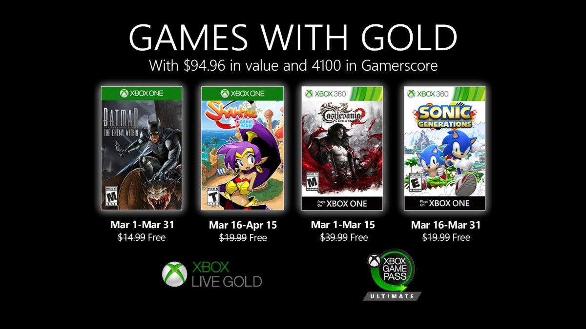 Xbox Live Gold Mart ayı oyunları açıklandı Xbox Live Gold Mart ayı oyunları açıklandı