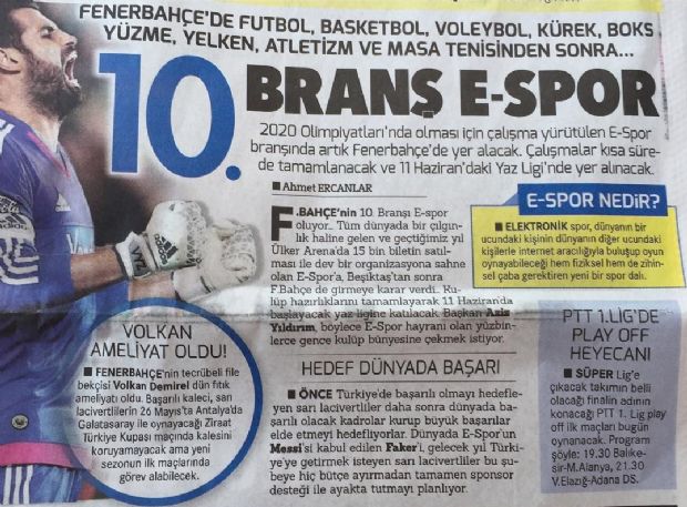 Fenerbahçe eSpor kulübü resmen kuruldu Fenerbahçe eSpor kulübü resmen kuruldu