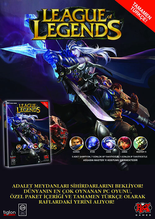 League of Legends raflara geliyor! League of Legends raflara geliyor!
