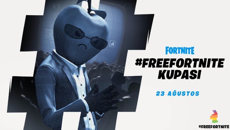 Epic Games, Apple karşıtı #FreeFortnite kupası düzenliyor Epic Games, Apple karşıtı #FreeFortnite kupası düzenliyor