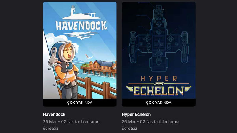 457 TL Değerinde İki Oyun Epic Games’te Ücretsiz Oldu 457 TL Değerinde İki Oyun Epic Games’te Ücretsiz Oldu