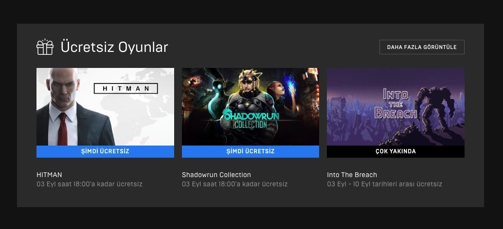 Hitman ve Shadowrun Collection Epic Store'da ücretsiz Hitman ve Shadowrun Collection Epic Store'da ücretsiz