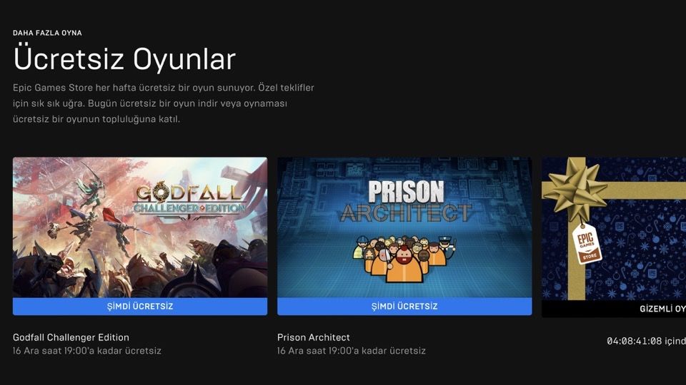 Epic Games, yeni büyük sürprizlerin sinyallerini veriyor Epic Games, yeni büyük sürprizlerin sinyallerini veriyor