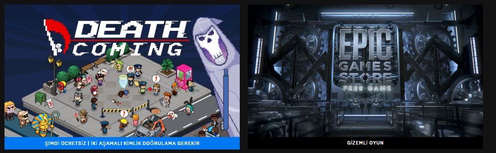 Epic Store gizemli Bedava oyun için geri sayım başlattı