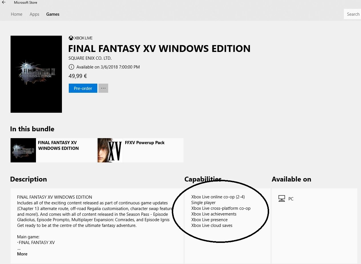 Final Fantasy XV'te çapraz platform desteği olacak Final Fantasy XV'te çapraz platform desteği olacak