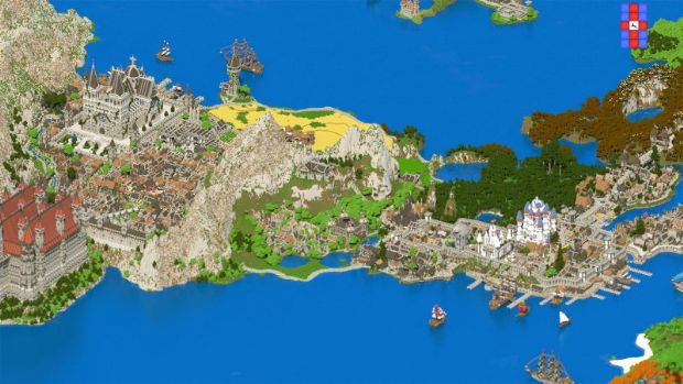 4.5 Yılda yapılan Minecraft haritası muazzam gözüküyor! - 2