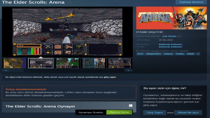 Bedava Bethesda oyunları Steam Bedava Bethesda oyunları Steam