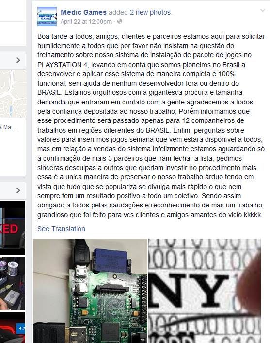 Brezilyalılar, PS4'te korsan oyun oynamanın yöntemini buldu! - 2
