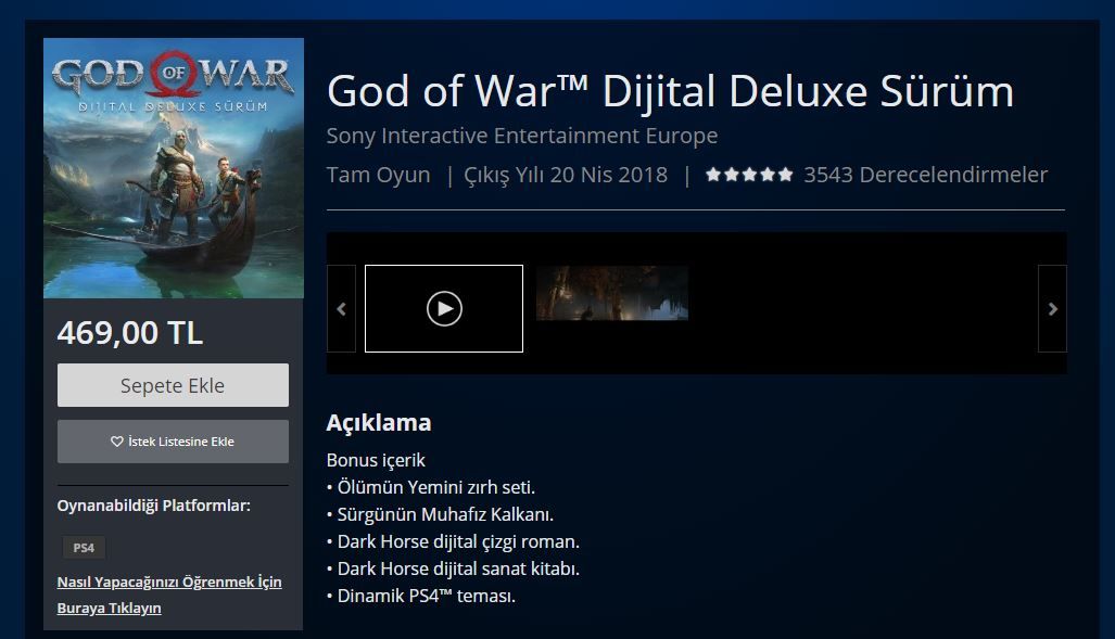 God of War ve Detroit oyunlarına da zam geldi - 1 God of War ve Detroit oyunlarına da zam geldi - 1