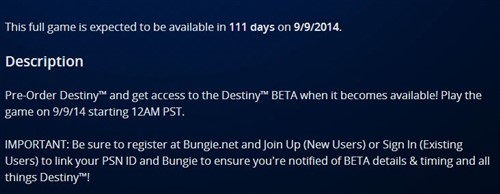 Destiny'nin betasına katılmak isteyenler? - 1