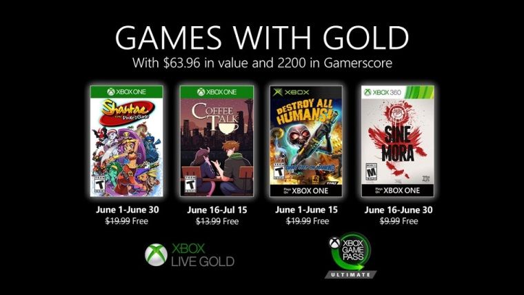 Xbox Live Gold Haziran 2020 ücretsiz oyunları açıklandı Xbox Live Gold Haziran 2020 ücretsiz oyunları açıklandı